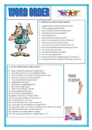 English Worksheet: Word order (B2)