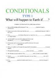 English Worksheet: First Conditional