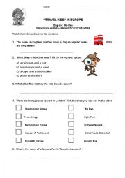 English Worksheet: London 