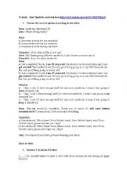 English Worksheet: Friends - sandwich