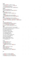 English Worksheet: Flashcard