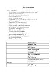 English Worksheet: Questions: Treasure hunt - more 2