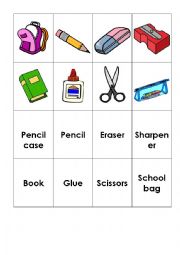 English Worksheet: Memory game