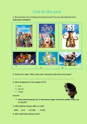 English Worksheet: Video worksheet (Past Simple)