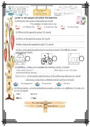 9th form test 3 2017-2018