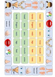 body parts board game