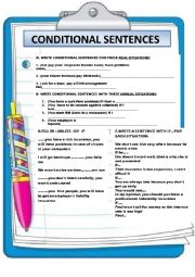 conditional sentences/business english