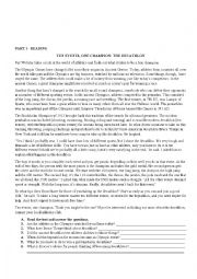 English Worksheet: DECATHLON