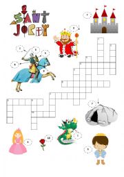 English Worksheet: Modieval Crossword - Saint George