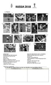 English Worksheet: Russia 2018 Fair Play Game