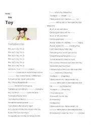 English Worksheet: Toy song-Netta