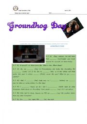 English Worksheet: Groundhog Day Exam