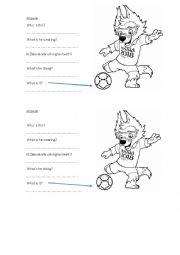 English Worksheet: answer about Zabivaka