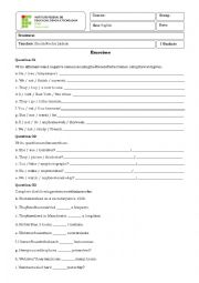 English Worksheet: Exercises - Present Perfect