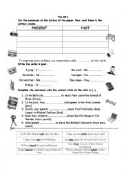 English Worksheet: The 80s (simple past)