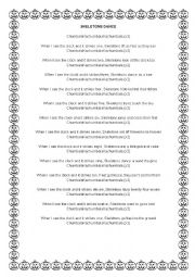 English Worksheet: Skeletons dance