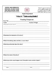 English Worksheet: worksheet for reading in libraries