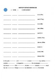 English Worksheet: Simple present