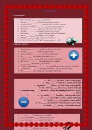 English Worksheet: Review whichwho, Present Perfect, cancant, how muchmany