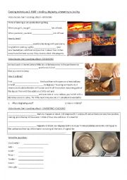 English Worksheet: Cooking techniques - 2. PART