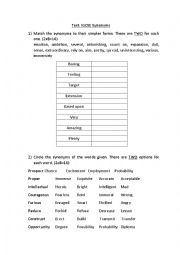 English Worksheet: IGCSE English as a second language