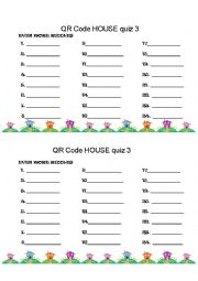 QR Code House Quiz 3