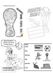 English Worksheet: WORLD CUP RUSSIA 2018