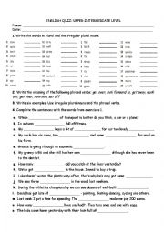 English Worksheet: Plurals