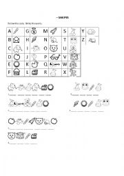 English Worksheet: Shapes