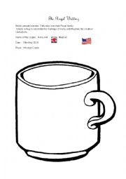 English Worksheet: Royal wedding mug