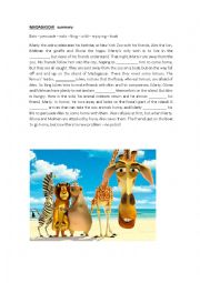 English Worksheet: Madagascar