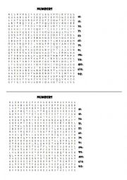 English Worksheet: Word search 