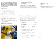 English Worksheet: Martha speaks cartoon - elementary listening activity - with key 