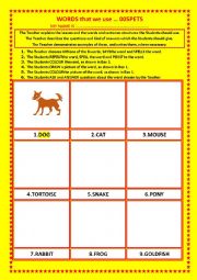 English Worksheet: COLOURING, Vocabulary, 005 ... PETS