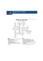World Cup crossword