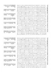 English Worksheet: PAST FORM OF IRREGULAR VERBS