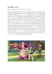 English Worksheet: Toy story 3