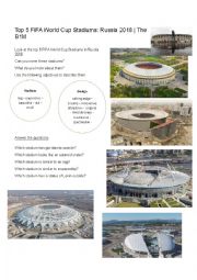 English Worksheet: World Cup Russia 2018