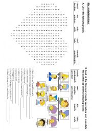 English Worksheet: Family Tree