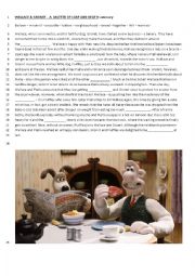 English Worksheet: Wallace & Gromit: A matter of loaf and death