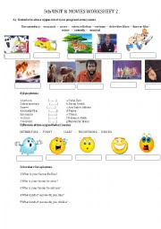 English Worksheet: television