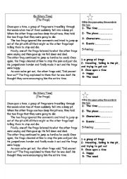 English Worksheet: story