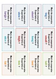 COMPARATIVES & SUPERLATIVES