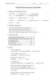 English Worksheet: The Gruffalo - test