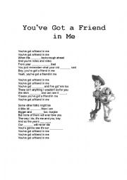 Song - Youve got a friend in me (B1/B2 level)