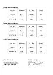 English Worksheet: Colors Jason Derulo