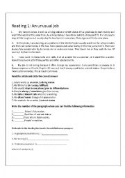 English Worksheet: Jobs