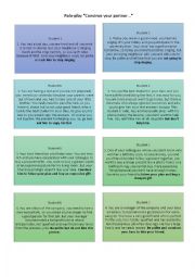 English Worksheet: Role-play 