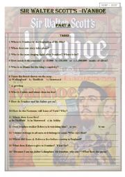 Ivanhoe-Movie worksheet