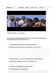 Cry Freedom movie scene 2